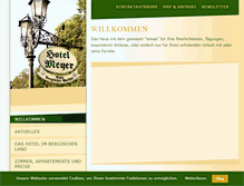 Tablet Screenshot of hotelmeyer.com